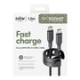PanzerGlass empower Racing 240W USB-C a USB-C 1,2m Negro Space Black
