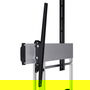 Fonestar STS-40106P Soporte de Suelo para TV de 60-100" / hasta 100kg con Ruedas y Bandejas Ajustables