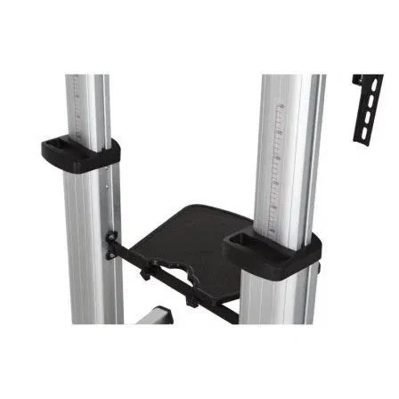 Fonestar STS-40106P Soporte de Suelo para TV de 60-100" / hasta 100kg con Ruedas y Bandejas Ajustables
