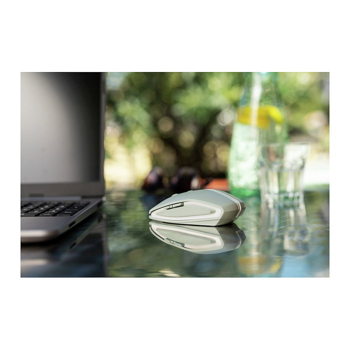 Cherry Gentix BX Ratón Óptico Inalámbrico Bluetooth 5.0 Ambidiestro, 2000 DPI, 7 Botones, Verde - Compatible con Windows, Mac, Android, iOS
