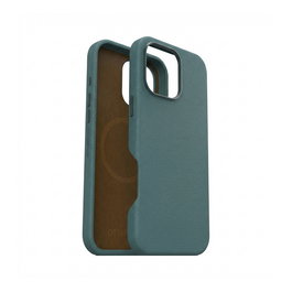 OtterBox Symmetry Cactus Leather Funda para Apple iPhone 16 Pro Max - Color Verde Juniper Spring