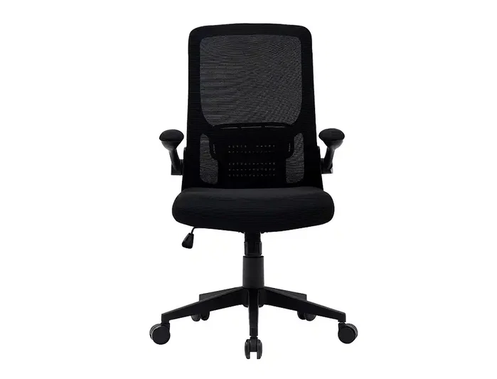 Q-connect Silla de Oficina Alba con Respaldo de Malla y Base Metálica