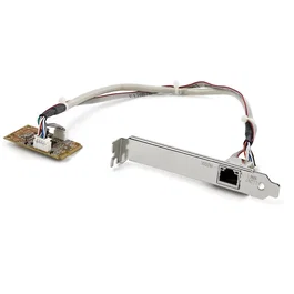 StarTech.com Adaptador Tarjeta de Red NIC Mini PCI Express PCIe 1 Puerto Gigabit Ethernet RJ45 10/100/1000 Mbit/s Interno para Windows, Mac, Linux, Realtek RTL8111E