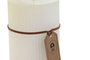 DKD Home Decor Vela de Cera de Parafina Blanca con Fragancia de Algodón