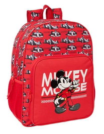 Safta Mochila Racing Mickey & Friends Disney adaptable a carro