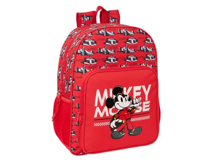 Safta Mochila Racing Mickey & Friends Disney adaptable a carro