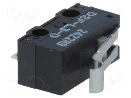 Aratas (Formerly Omron Components) Microconmutador SNAP ACTION D2F-L3-D SPDT con palanca de 10mm