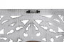 DKD Home Decor Decoración de Pared MDF Árbol Desgastado Blanco 60x60 cm