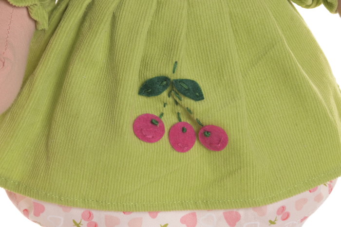 DKD Home Decor Surtido de 2 Muñecas de Poliéster y Algodón, Verde y Rosa