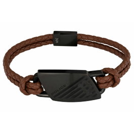 Police Pulsera PJ26559BLB.02 en Acero Inoxidable Marrón