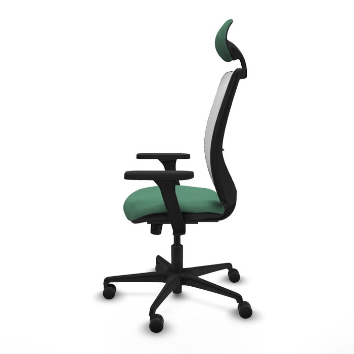 PIQUERAS Y CRESPO Silla de oficina Zulema Verde esmeralda y Blanco PIQUERAS Y CRESPO Silla de oficina Zulema Verde esmeralda y Blanco