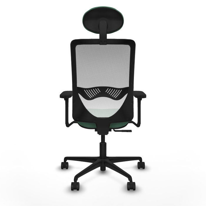 PIQUERAS Y CRESPO Silla de oficina Zulema Verde esmeralda y Blanco PIQUERAS Y CRESPO Silla de oficina Zulema Verde esmeralda y Blanco