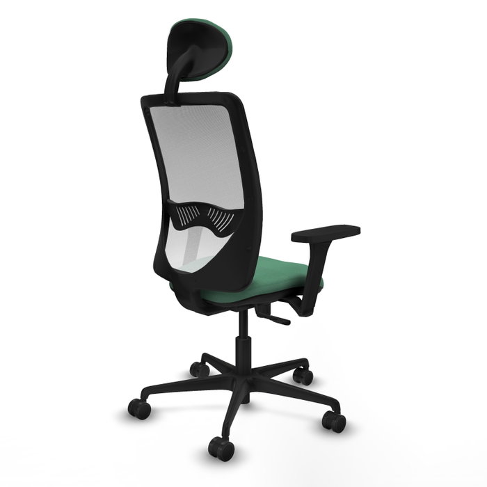 PIQUERAS Y CRESPO Silla de oficina Zulema Verde esmeralda y Blanco PIQUERAS Y CRESPO Silla de oficina Zulema Verde esmeralda y Blanco