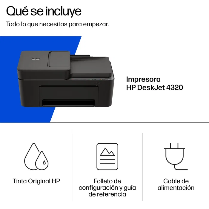 HP DeskJet 4320 Inalámbrica All-in-One Gris