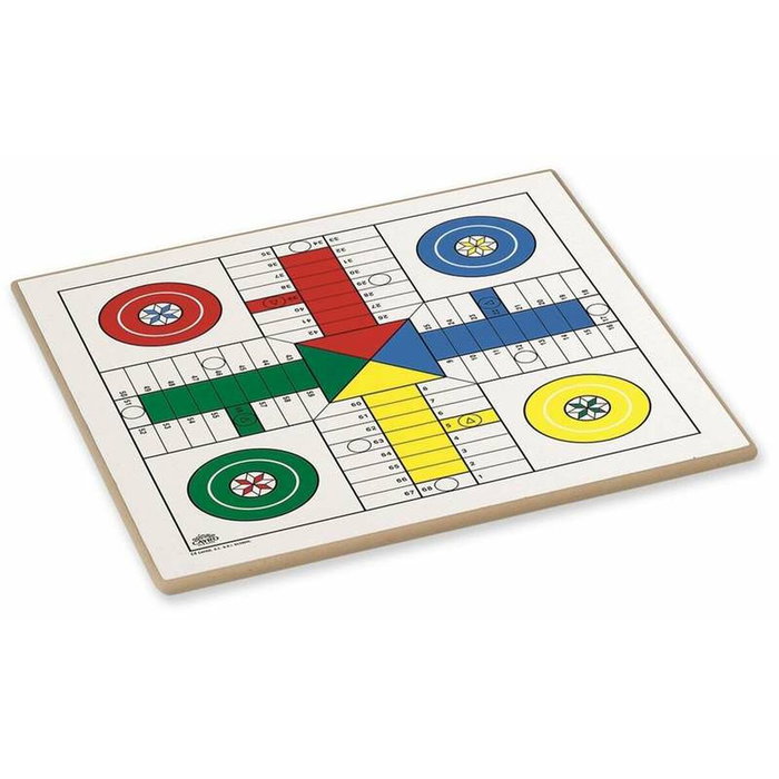 Cayro Tablero de Madera para Parchís y Ajedrez 33x33 cm