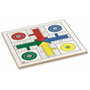 Cayro Tablero de Madera para Parchís y Ajedrez 33x33 cm