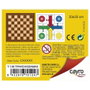 Cayro Tablero de Madera para Parchís y Ajedrez 33x33 cm