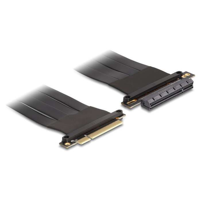 DeLOCK Tarjeta Elevadora PCI Express x8 Riser con Cable de 60 cm, Conector Macho PCI-E (8-pin) a Ranura Hembra x8, Negro DeLOCK Tarjeta Elevadora PCI Express x8 Riser con Cable de 60 cm, Conector Macho PCI-E (8-pin) a Ranura Hembra x8, Negro