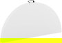 Marbueno Mesa Plegable Resina Blanco D.122x74 cm Catering, Playa y Camping 10530