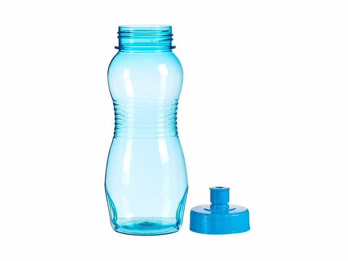 Leknes Cantimplora 550 ml Surtidos Colores 7.5x21x6.5 cm Plástico PET/PP (Set de 24)