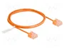 DeLOCK Cable de red Cat.6 UTP Ultra Slim 1 m Naranja