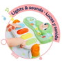 Molto Gimnasio de Actividades Musical con Piano 60x40 cm, Sonidos, Luces y Pilas, Juguete para Bebés desde 2 Años, Idioma Español/Inglés