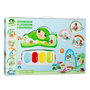 Molto Gimnasio de Actividades Musical con Piano 60x40 cm, Sonidos, Luces y Pilas, Juguete para Bebés desde 2 Años, Idioma Español/Inglés