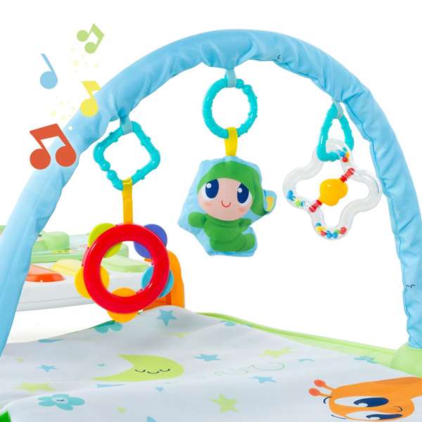 Molto Gimnasio de Actividades Musical con Piano 60x40 cm, Sonidos, Luces y Pilas, Juguete para Bebés desde 2 Años, Idioma Español/Inglés Molto Gimnasio de Actividades Musical con Piano 60x40 cm, Sonidos, Luces y Pilas, Juguete para Bebés desde 2 Años, Idioma Español/Inglés
