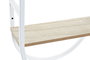 DKD Home Decor Reloj de Pared Scandi Blanco Natural 25.5 x 11.5 x 71 cm