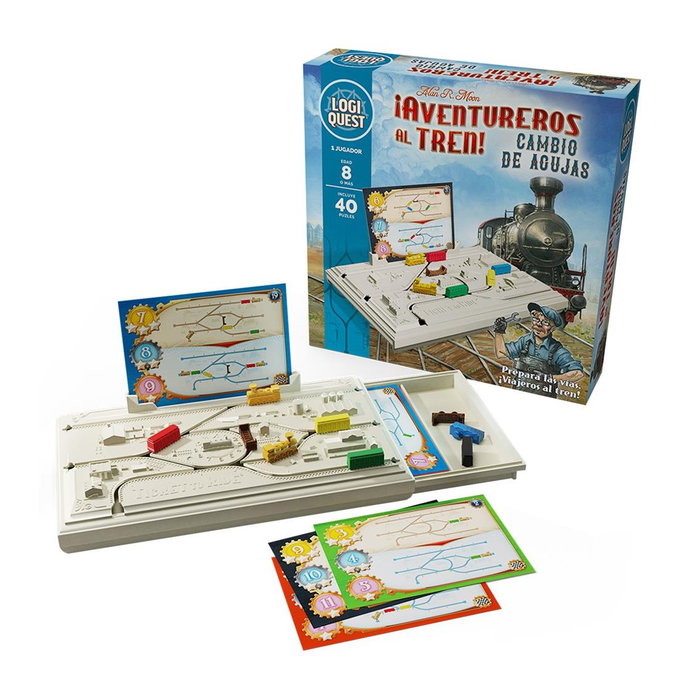 Mixlore MIXLQ02ES Juego de Mesa Logiquest ¡Aventureros Al Tren! Español Mixlore MIXLQ02ES Juego de Mesa Logiquest ¡Aventureros Al Tren! Español