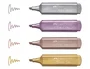Faber Castell Textliner 46 Surtido Metálico - 4 Unidades