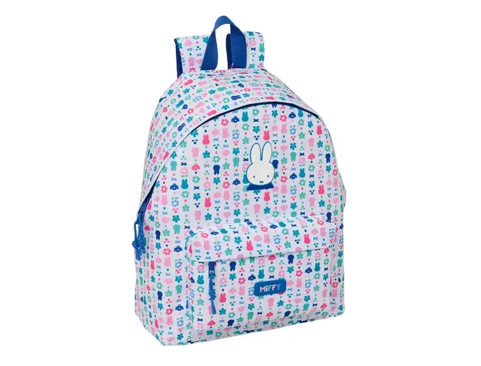 Safta Mochila Miffy Bunny, Diseño Conejito, Dimensiones 420 x 330 x 150 mm Safta Mochila Miffy Bunny, Diseño Conejito, Dimensiones 420 x 330 x 150 mm