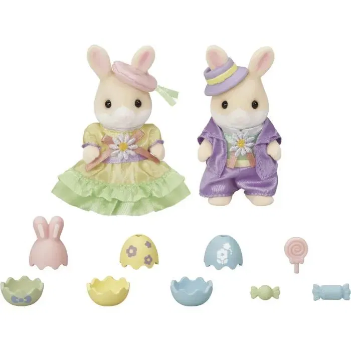 Sylvanian Families Muñecas Lapin Marguerite, con Huevos para Esconder Dulces