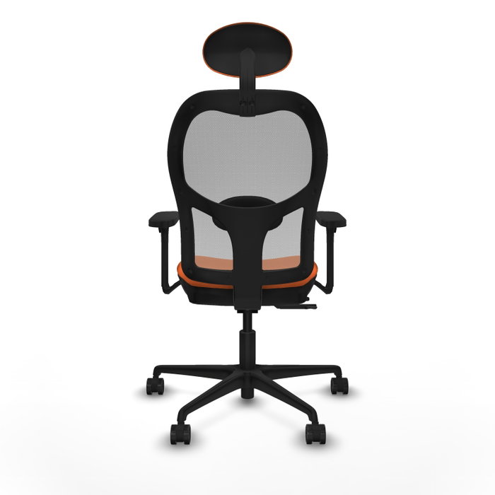 PIQUERAS Y CRESPO Silla de oficina Jorquera Naranja/Gris con Mecanismo Sincro/Traslack PIQUERAS Y CRESPO Silla de oficina Jorquera Naranja/Gris con Mecanismo Sincro/Traslack