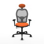 PIQUERAS Y CRESPO Silla de oficina Jorquera Naranja/Gris con Mecanismo Sincro/Traslack