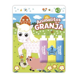 SALDAÑA, Colorea con puntos - Animalitos de la granja
