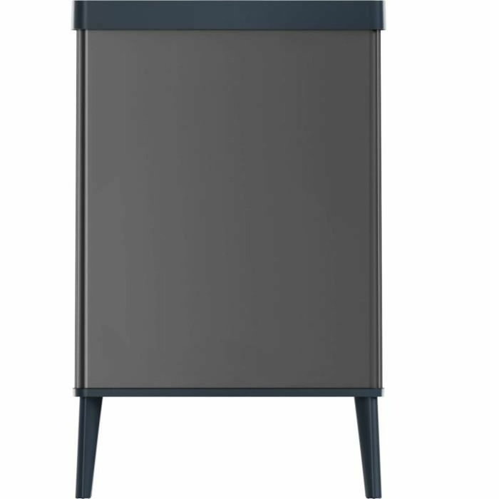 Curver Papelera de pie VERTO Gris perla 54 L