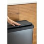 Curver Papelera de pie VERTO Gris perla 54 L