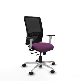 PIQUERAS Y CRESPO Silla de oficina Zulema Morada y Negra