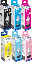 Epson T673 MCVP Multipack de tintas Negro/Cian/Magenta/Amarillo/Cian claro/Magenta claro