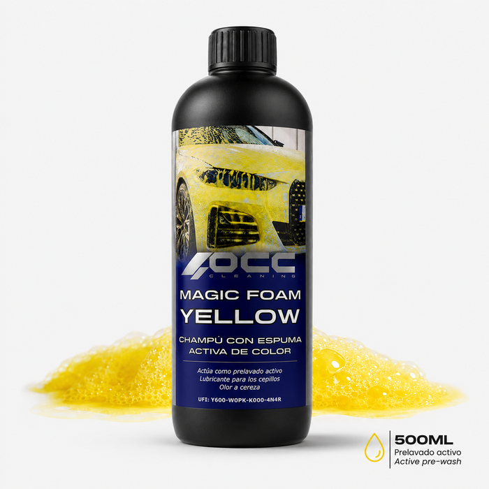 Occ Motorsport Magic Foam Champú Espumante Color Amarillo 500 ml
