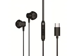 Conceptronic BRENDAN04B Auriculares Intrauditivos USB-C Negro