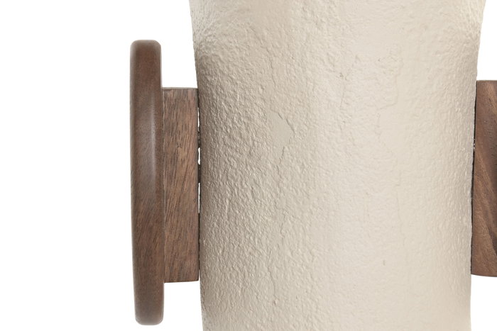 DKD Home Decor Jarron Urban Papel Mache Mango Crudo Marron 15 x 35.5 x 22 cm DKD Home Decor Jarron Urban Papel Mache Mango Crudo Marron 15 x 35.5 x 22 cm