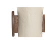 DKD Home Decor Jarrón de Papel Maché y Mango con Asas, Crudo