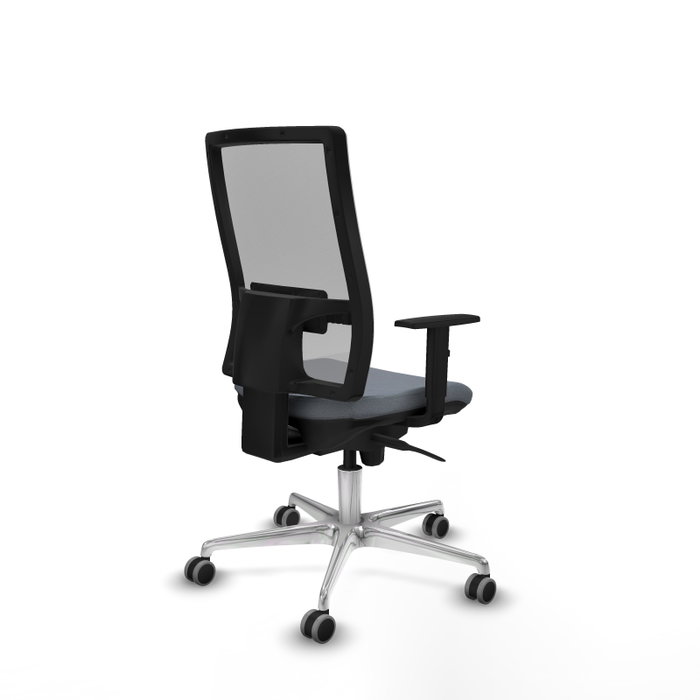 PIQUERAS Y CRESPO Silla de oficina Horna con mecanismo Sincro Gris PIQUERAS Y CRESPO Silla de oficina Horna con mecanismo Sincro Gris