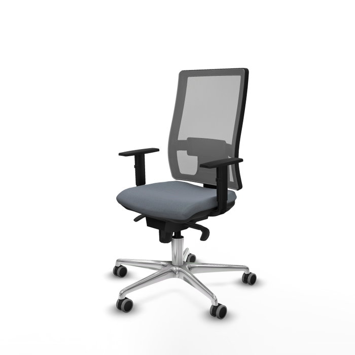 PIQUERAS Y CRESPO Silla de oficina Horna con mecanismo Sincro Gris PIQUERAS Y CRESPO Silla de oficina Horna con mecanismo Sincro Gris