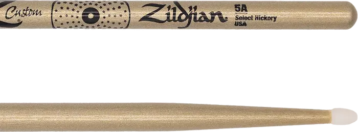 Zildjian Baquetas Z Custom Le - 5A Nylon Gold Chroma Edición Limitada