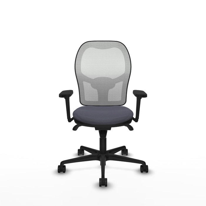 PIQUERAS Y CRESPO Silla de oficina Jorquera Gris y Blanca