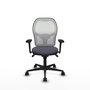 PIQUERAS Y CRESPO Silla de oficina Jorquera Gris y Blanca