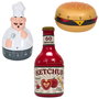 Cook Concept Temporizador Cocina Ludique Cocinero, Hamburguesa o Ketchup